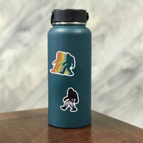 img 3 attached to 🐾 50 Pcs Bigfoot Stickers: Waterproof Vinyl Decals for Water Bottles, Laptop, Refrigerator, and More!