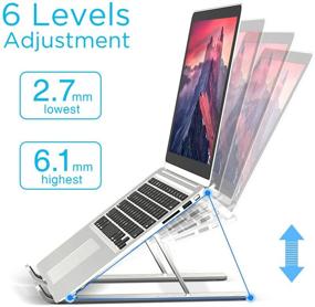 img 2 attached to Computer 7 Angles Adjustable Aluminum Compatible