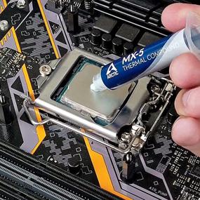 img 3 attached to 🔥 ARCTIC MX-5 (4g) - Ultimate Performance Thermal Paste with Spatula, Ideal for All CPU Coolers, High Thermal Conductivity, Low Thermal Resistance, Long-lasting Durability, Metal-Free, Non-Conductive