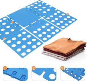 img 1 attached to 👕 Organize your Closet with Ohuhu's Durable Shirt Folding Board: A Must-Have for Tidy Laundry and Clothes Storage!