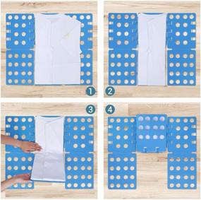 img 2 attached to 👕 Organize your Closet with Ohuhu's Durable Shirt Folding Board: A Must-Have for Tidy Laundry and Clothes Storage!