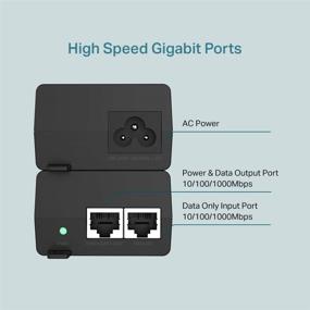 img 2 attached to TP-LINK TL-PoE160S, 802.3at/af Gigabit PoE Injector, Non-PoE to PoE Adapter, Power over Ethernet (PoE) Support, Plug & Play, Desktop/Wall-Mountable, Extended Range up to 328 ft., UL Certified, Black