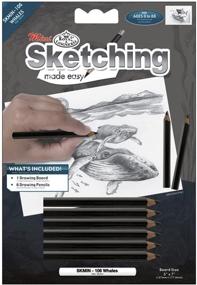 img 1 attached to Мини-набор для рисования «Sketching Made Easy» от ROyal Brush 5 на 7 дюймов: киты - раскройте свою креативность!