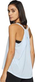 img 3 attached to 👚 Under Armour Whisperlight Foldover Tank Top for Women