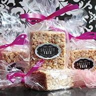rice krispie clear gusseted favors logo