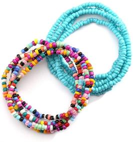 img 1 attached to 🌺 Vibrant African Summer Jewelry: A Must-Have for Women