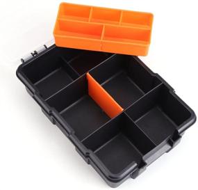 img 1 attached to Two-Layer Plastic Heavy-Duty Tool Storage Box: Organizer Case for Small Parts Tools