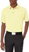 caribbean joe sleeve stretch yellow men's clothing logo