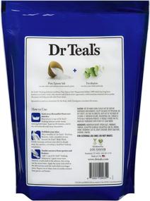 img 1 attached to 🛀 Раствор для принятия ванны Dr Teal's Pure Epsom Salt, расслабление и облегчение с эвкалиптом и мятой, 7 фунтов - соль для ванн с эфирными маслами - большой объем: расслабьтесь и оживите с успокаивающим раствором для ванны с эвкалиптом и мятой.