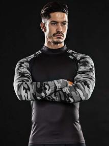 img 2 attached to Ultimate Performance: DRSKIN Men's Long Sleeve Compression Shirt - Ideal for Sports, Workouts, Running, and Winter Athletic Activities