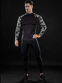 img 1 attached to Ultimate Performance: DRSKIN Men's Long Sleeve Compression Shirt - Ideal for Sports, Workouts, Running, and Winter Athletic Activities