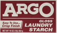 👕 glossy argo laundry starch logo