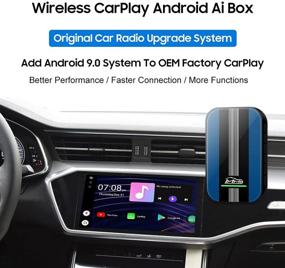 img 3 attached to 🚗 MMB 2021 New Carplay Wireless Adapter: Add Android 9.0 System, OEM Carplay, GPS | Plug & Play