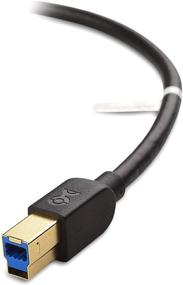 img 1 attached to Cable Matters USB 3.0 Cable (6ft) - 🔌 High-Speed USB 3.0 A to B Cable in Black