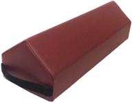 😌 therapist’s choice spire peak massage bolster cushion 8.5x7x25 burgundy - premium quality logo