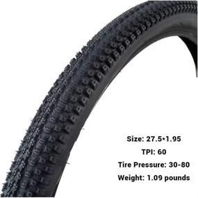 img 3 attached to 🚲 Bibike MTB Tire 26x1.95/26x2.1/27.5x1.95/27.5x2.1: High-Quality Folding Tire for Mountain Biking & DH Biking