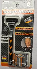 img 1 attached to 💪 Bret Favre MicroTouch Tough Blade Shaver: The Ultimate Grooming Tool for a Close Shave