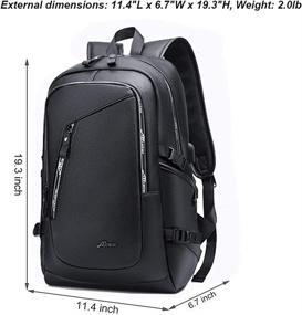 img 3 attached to DYJ Resistant Backpack Charging Notebook Backpacks