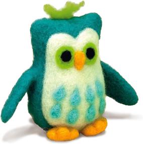 img 2 attached to Needle Felted Character Kit Owl - Dimensions Needlecrafts
