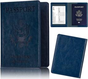 img 1 attached to Кожаный чехол для паспорта и вакцины