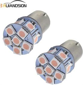 img 4 attached to Ruiandsion 2Pcs 6V BAU15S 5050 12SMD 6000K Pink LED Light Bulbs For Reverse Lights Turn Signal Tail Lights