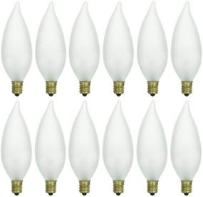 img 4 attached to 💡 Frosted Candelabra Shaped Incandescent Chandelier