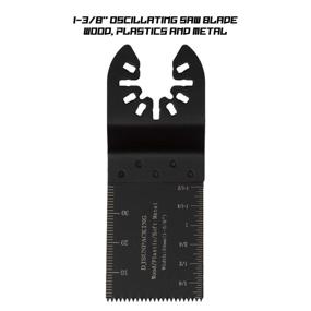 img 2 attached to DJSUNPACKING Wood Oscillating Multi Tool Quick Release Saw Blades Set - 13-Piece Kit