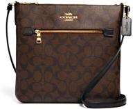 👜 coach signature canvas rowan file bag for women - enhanced seo logo