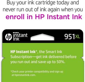 img 1 attached to 🖨️ HP 951XL Magenta High-yield Ink Cartridge – Compatible with HP OfficeJet 8600, HP OfficeJet Pro 251dw, 276dw, 8100, 8610, 8620, 8630 Series – Instant Ink Eligible (CN047AN)