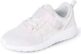 img 4 attached to Sparkle & Style: Harvest Land Glitter Sneakers - Trendy, Breathable, Slip-on Tennis Shoes for Toddlers, Little Kids & Big Kids