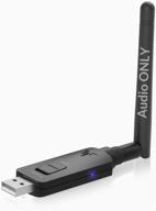 avantree dg60 long range bluetooth 5.0 usb adapter: superior sound wireless dongle for pc, mac, ps4, ps5, linux - aptx low latency, headphones & speakers compatible logo
