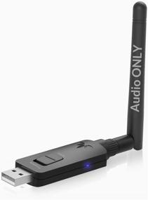img 4 attached to Avantree DG60 Long Range Bluetooth 5.0 USB Adapter: Superior Sound Wireless Dongle for PC, Mac, PS4, PS5, Linux - aptX Low Latency, Headphones & Speakers Compatible
