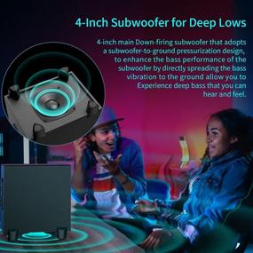 img 2 attached to 🔊 OROROW 2.1 USB-Powered Desktop Speakers: Enhance Music, Movies, and Gaming with 16W Subwoofer – Ideal for Multimedia PCs, Laptops, and Gaming Systems