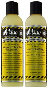 img 4 attached to 💁 The Mane Choice Proceed With Caution Killer Curls & Brutal Bounce Shampoo and Conditioner Set - 8 oz/237 ml