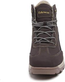 img 1 attached to 🥾 EZKRWXN Men's Winter Waterproof Snow Hiking Boots for Outdoor Activities