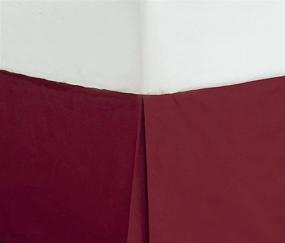 img 1 attached to Постельное белье SRP цвета бургундского египетского ткачества
