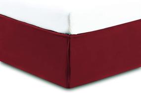 img 4 attached to SRP Bedding Burgundy Egyptian Resistant