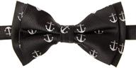 🎀 retreez classic pattern microfiber pre tied boys' bow ties and accessories logo