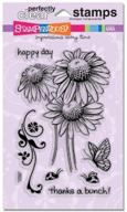 🌼 stampendous ssc1112 perfectly clear stamp, daisy thanks - expressing gratitude with this beautiful stamp logo