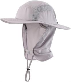 img 3 attached to 👒 Kids Safari Hat with UPF 50+ Sun Protection, Toddler Boys Bucket Hat with Neck Flap - Home Prefer