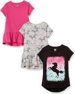 👚 short-sleeve tunic t-shirts for girls by spotted zebra logo