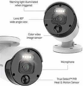 img 3 attached to 📷 Swann 4 Camera 8 Channels POE NVR Master 4K Upscale Video Wired Surveillance System for Indoor and Outdoor with Night Vision, Heat Motion Detection - SWNVK-876804