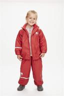 🌈 celavi - reflective youth rain suit 2-piece jacket and pants/dungarees - waterproof for ages 2t to 10y - available in 23 colors logo