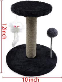 img 2 attached to Furniture Activity Sisal Covered Scratching Perches Cats