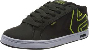 img 4 attached to Stylish Etnies Skate Black Men's Low Top Trainers - Fashion Sneakers for Men