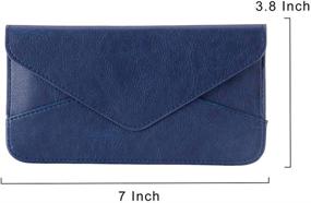 img 3 attached to Stylish Women's Avocado Envelope Credit Wallet - The Perfect Handbag Companion