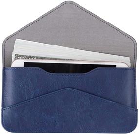 img 4 attached to Stylish Women's Avocado Envelope Credit Wallet - The Perfect Handbag Companion