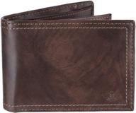 📎 dockers blocking capacity leather bifold: the ultimate men's wallet for secure cards and cash storage logo