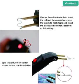 img 2 attached to 🔨 Nobrand Aulifants - Hot Stapler Plastic Welder Kit: Effective Car Bumper & Kayak Repair Solution with 205 Staples and 3-Hole Plug 50Watt