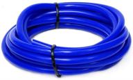 🔵 hps htsvh127-blue high temp silicone vacuum tubing hose - 5ft length, blue, 25 psi max pressure, 1/2in id logo